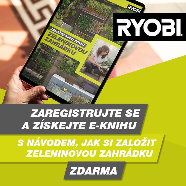 Nenechte si ujít žádné novinky od Ryobi – přihlaste se k odběru newsletteru! 
