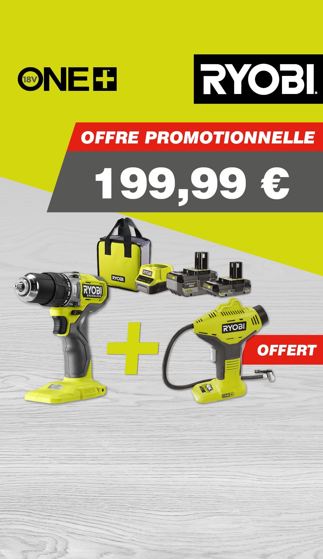 Perceuse + compresseur