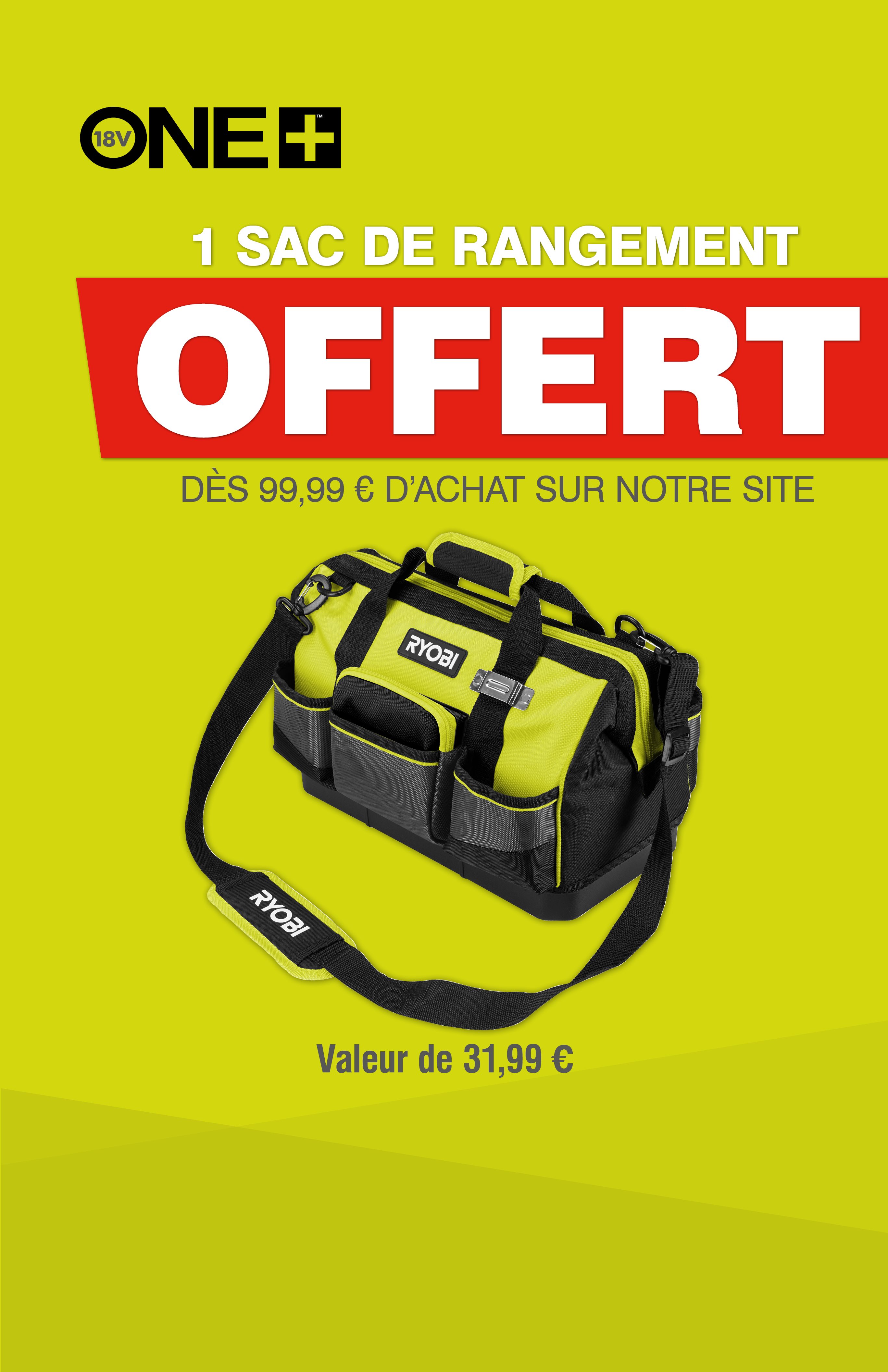 sac de rangement offert !