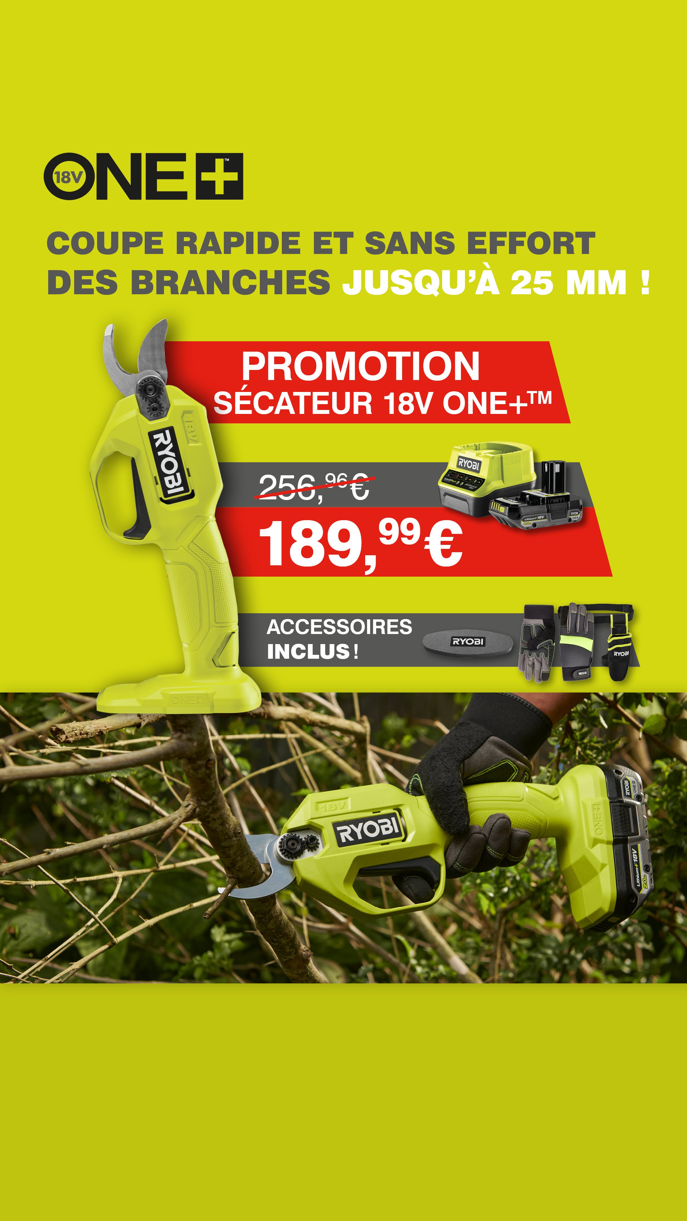 Sécateur 18V ONE+™