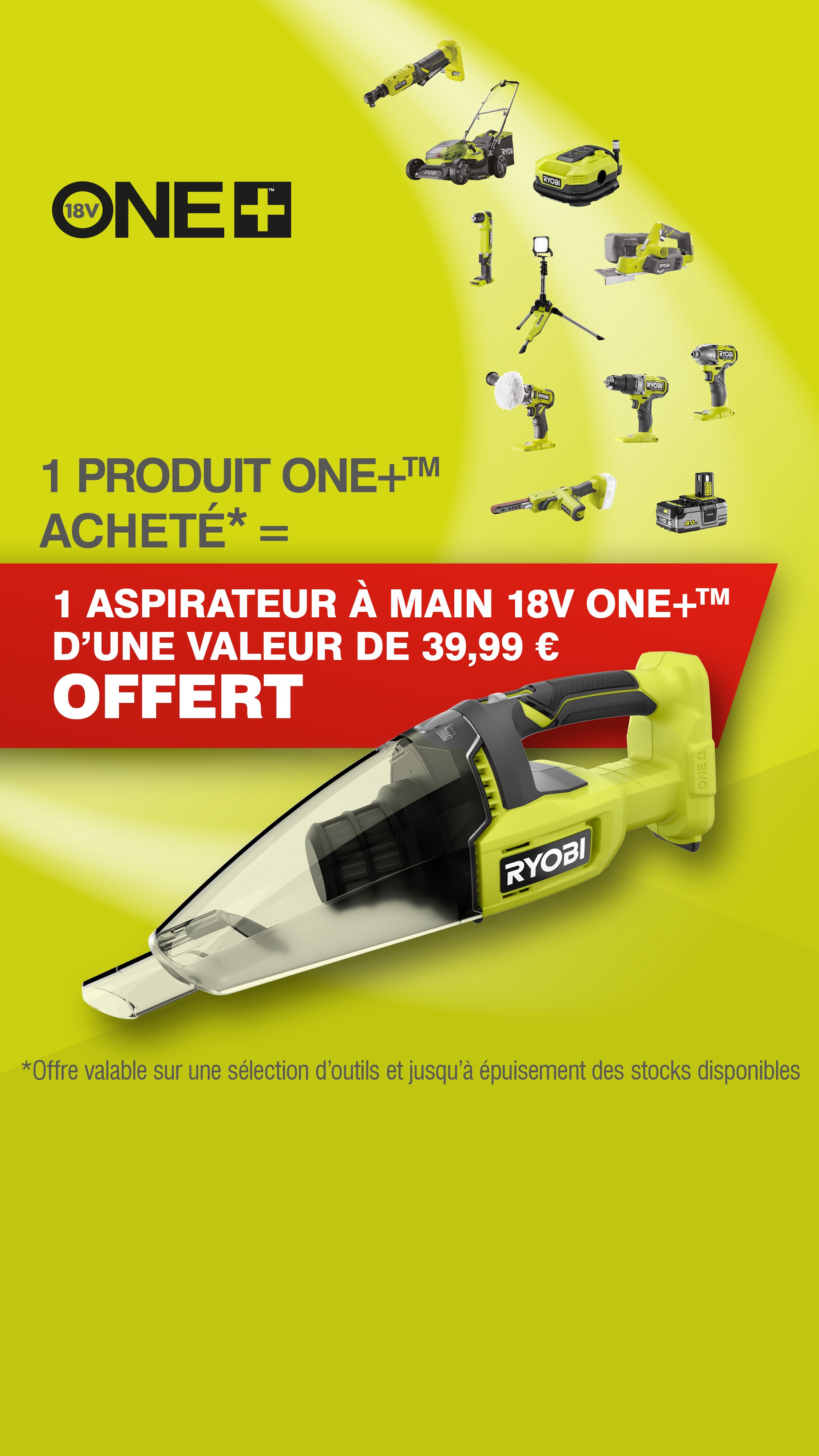 ASPIRATEUR À MAIN OFFERT