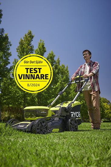 TESTVINNARE! - GRÄSKLIPPARE FRÅN RYOBI