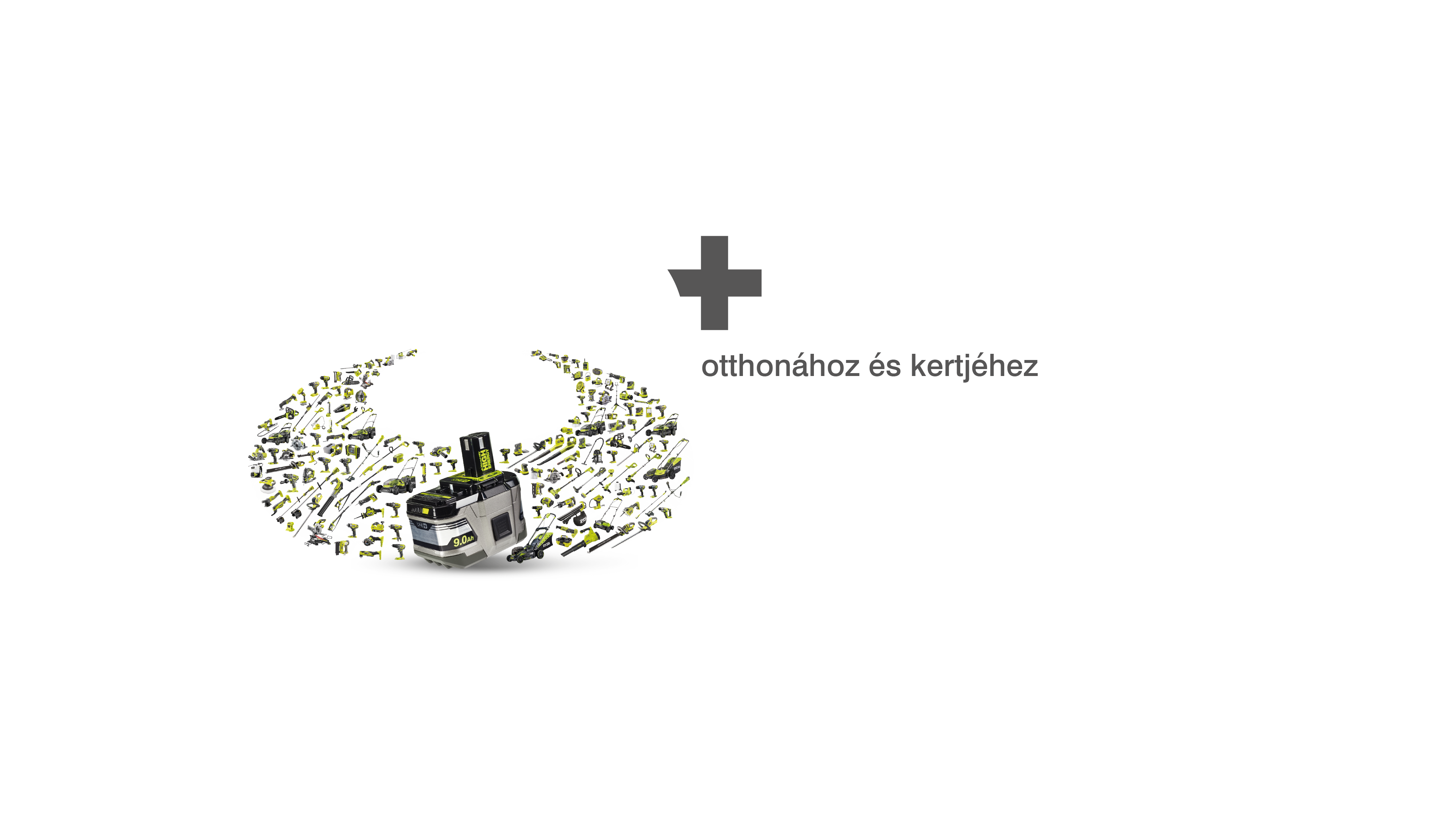 200+ gép otthonához és kertjéhez, egy akkumulátor rendszer