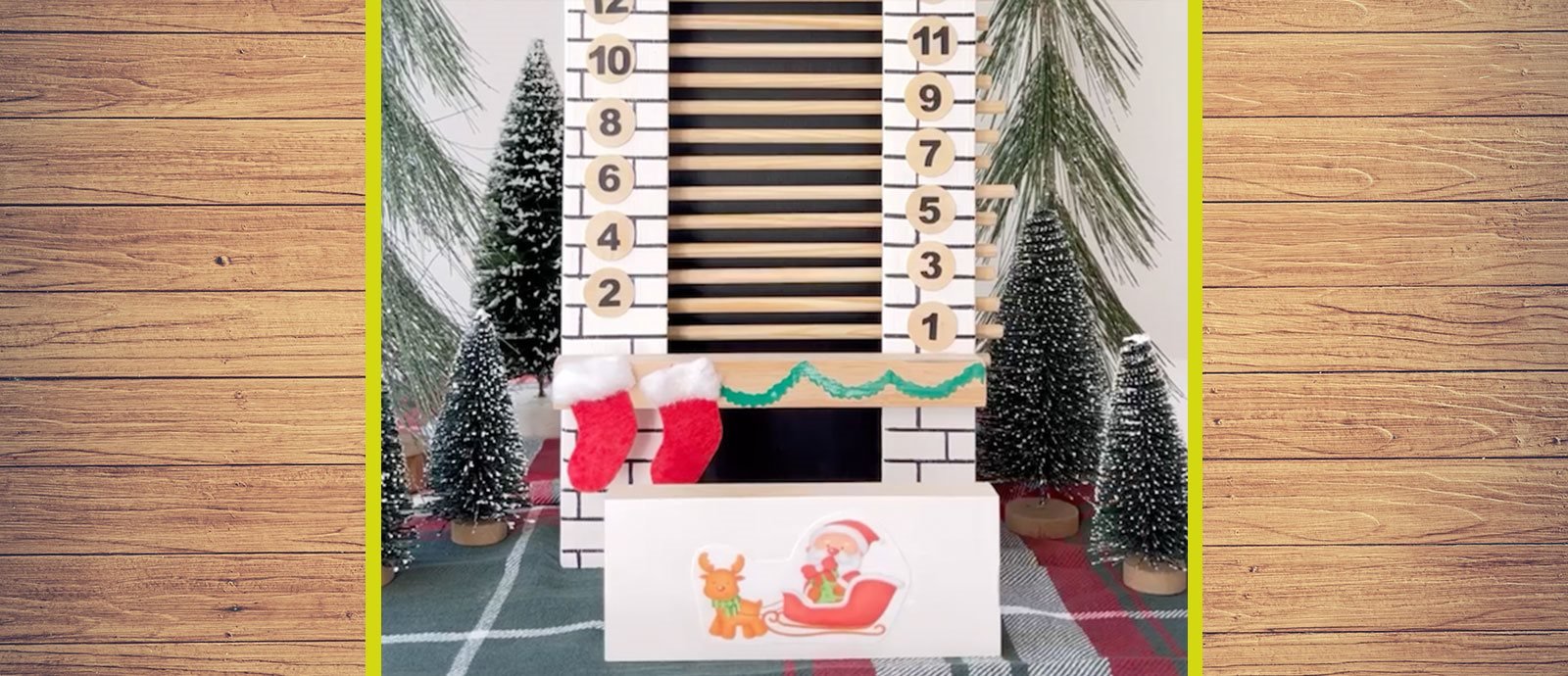 How to Build DIY CHRISTMAS COUNTDOWN DECORATION