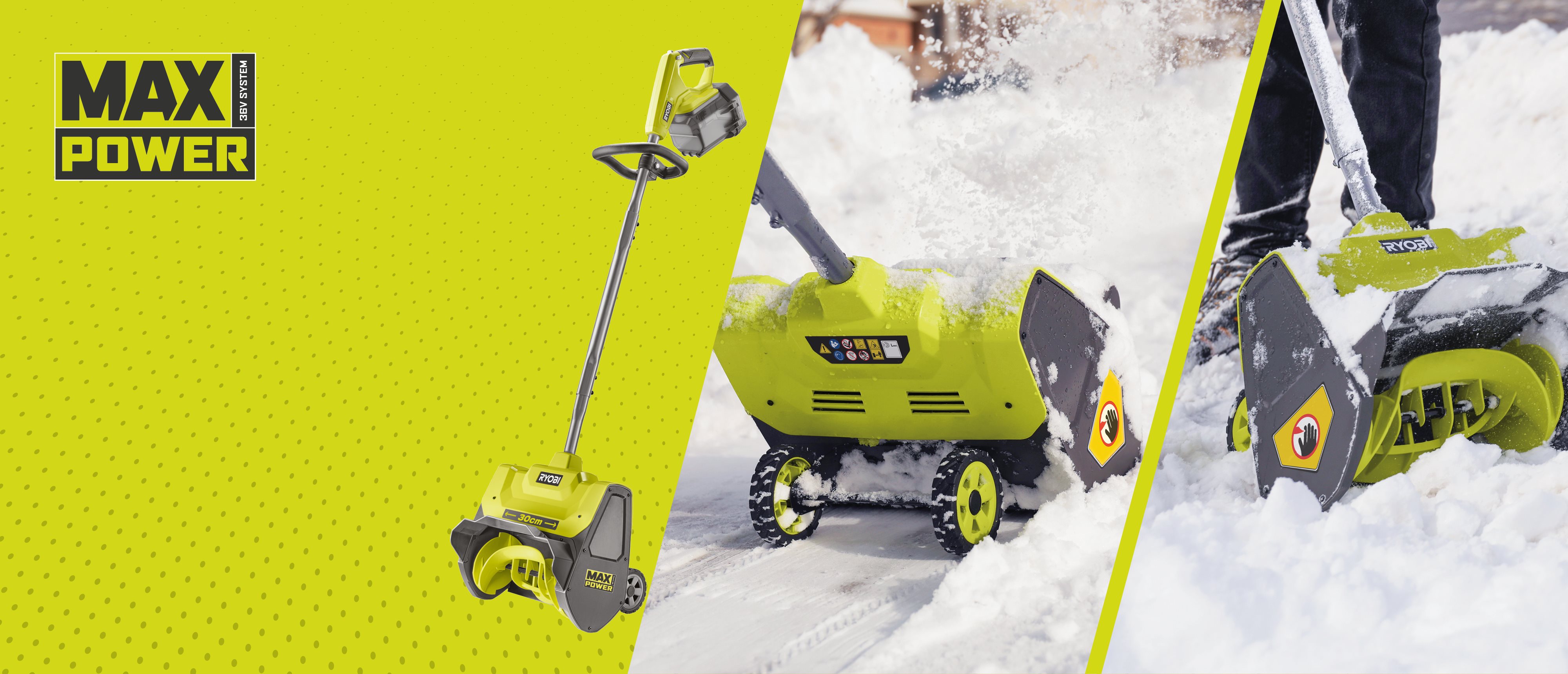 30cm 36V Snow Shovel