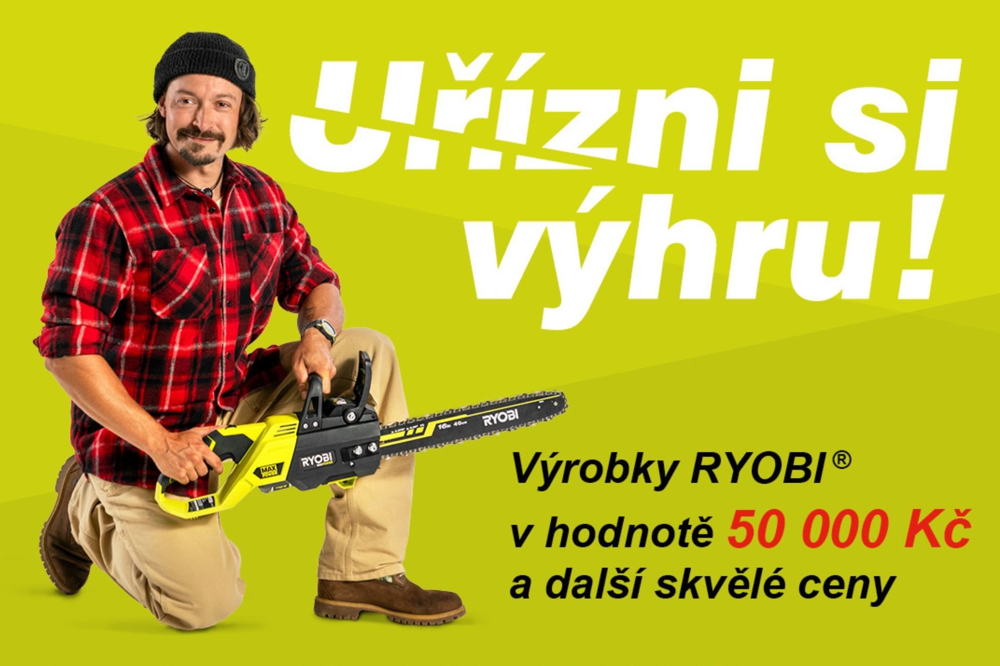 Soutěž RYOBI "Uřízni si výhru" - velké losování rozhodnuto!