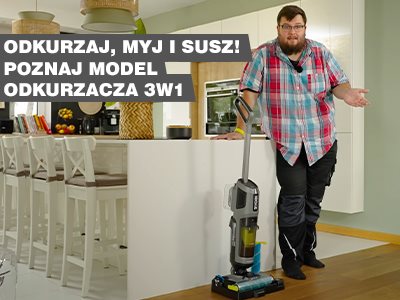 Bezprzewodowy odkurzacz 3w1 odkurza, myje i suszy | Poradnik RYOBI