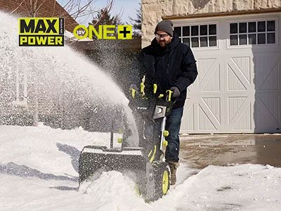 RYOBI's Snow Throwers Range