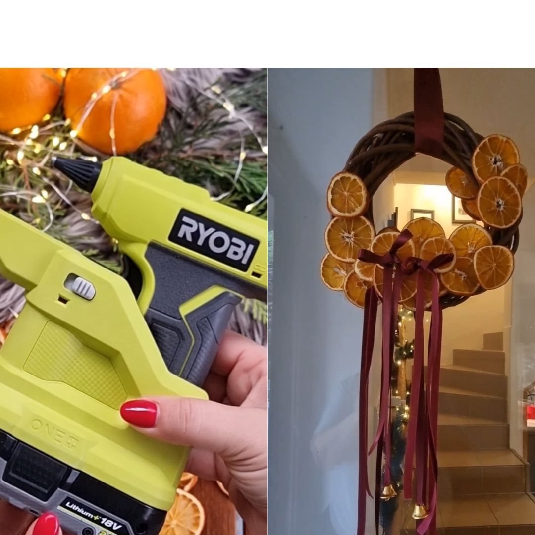 Ryobi x Tihany Tamara: DIY karácsonyi dekorációk ragasztópisztollyal 