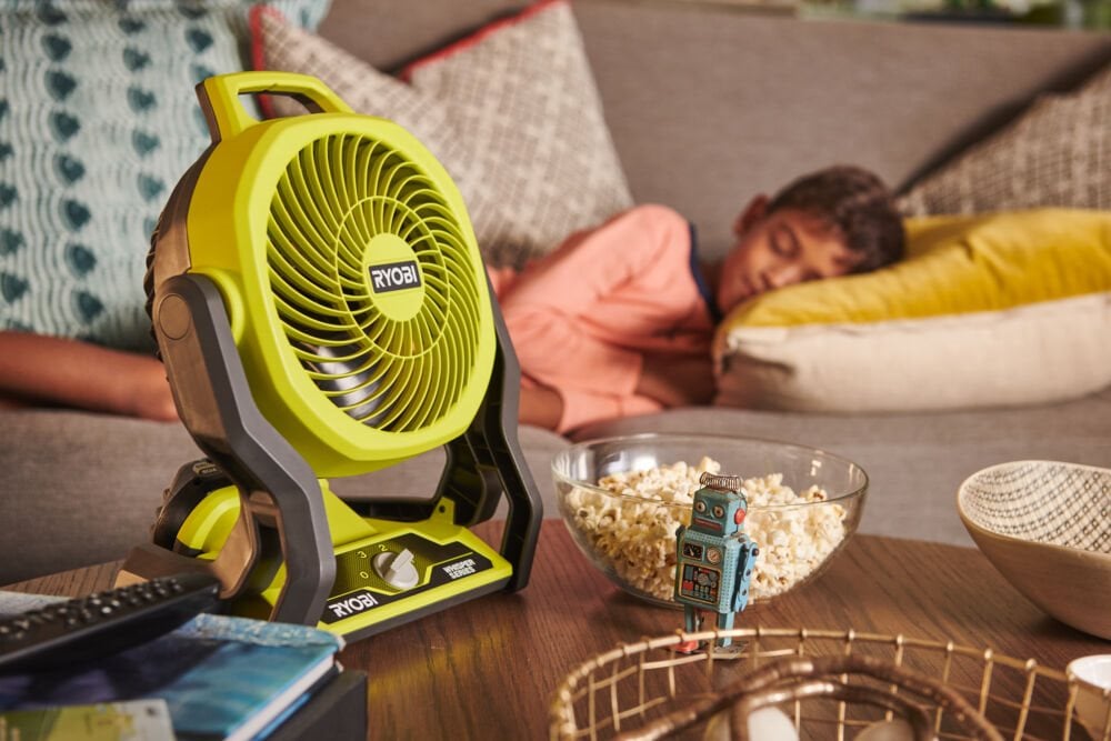 Kreativní využití akumulátorových ventilátorů RYOBI 