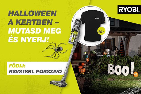 Halloween fények nyereményjáték – fotózd le a kertedet