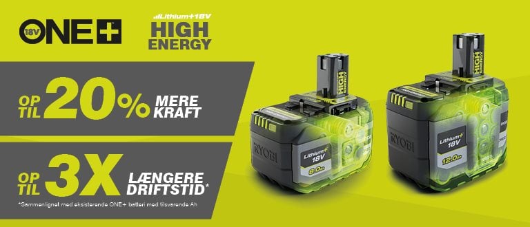 High Energy Batterier