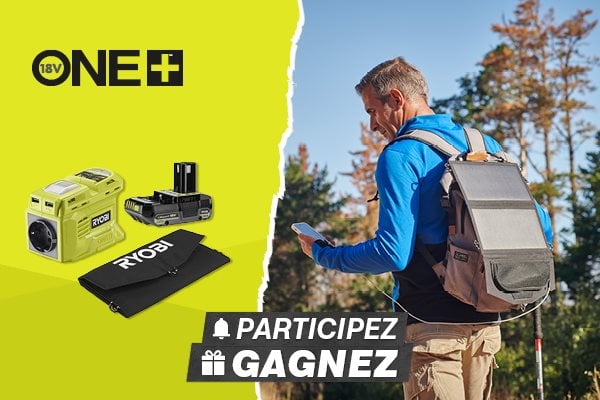 🏆 Tentez de remporter le Kit de voyage 18V ONE+™