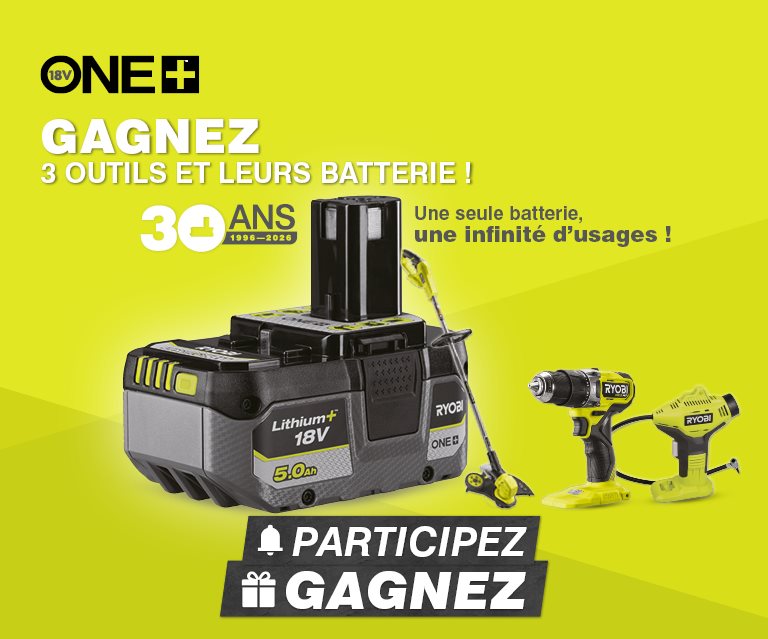 🏆 Une seule batterie, une infinité d'usages : gagnez un lot ONE+™ !
