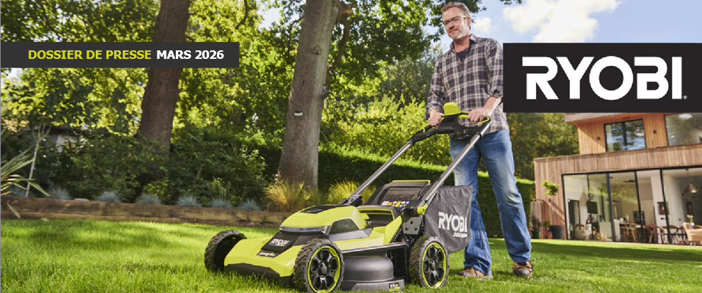 Dossier Presse - La plateforme 36V MAX POWER Ryobi® s’élargit avec deux tondeuses tractées Brushless 46 et 53 cm