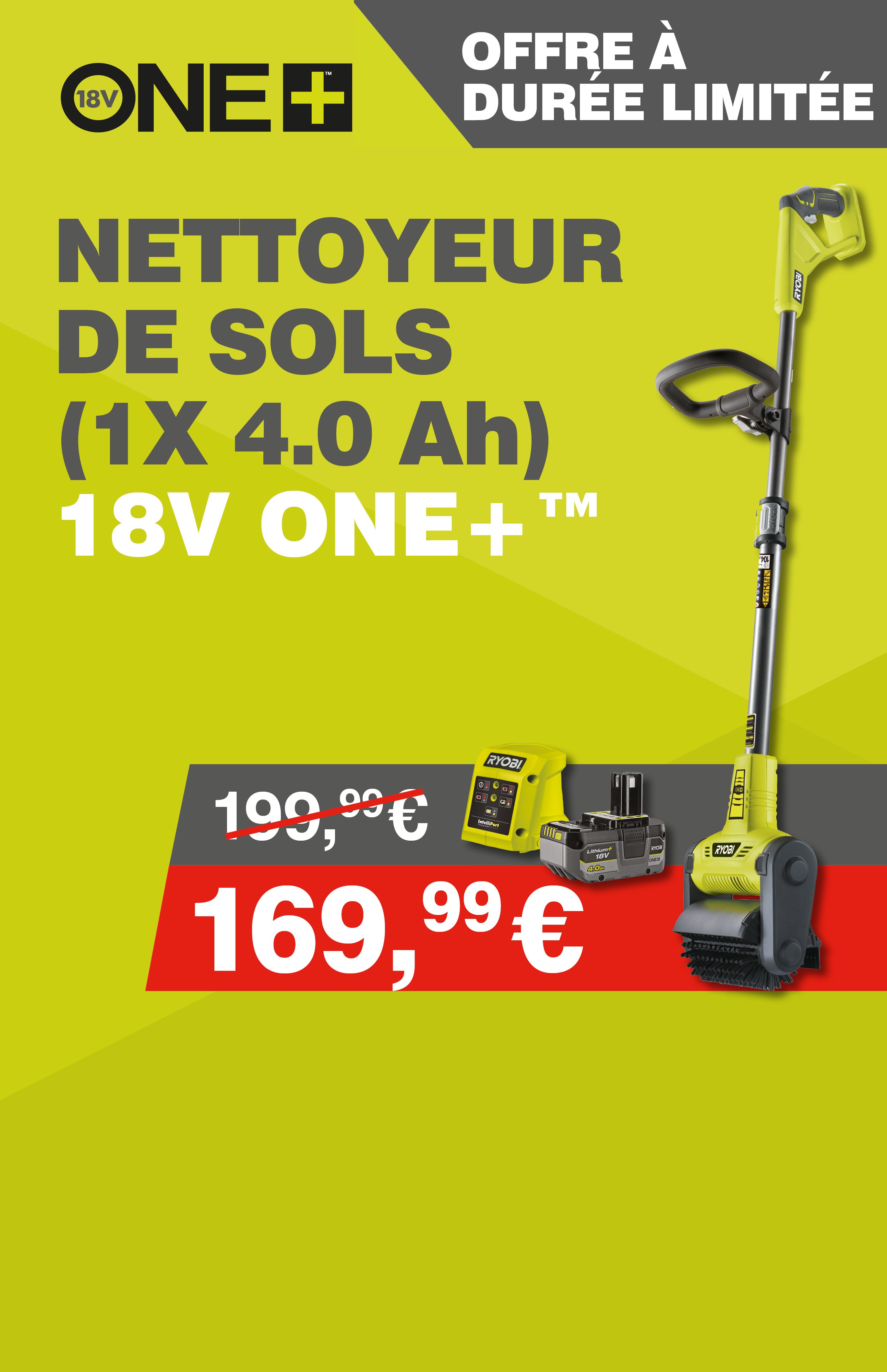 Nettoyeur de sols 18V ONE+™