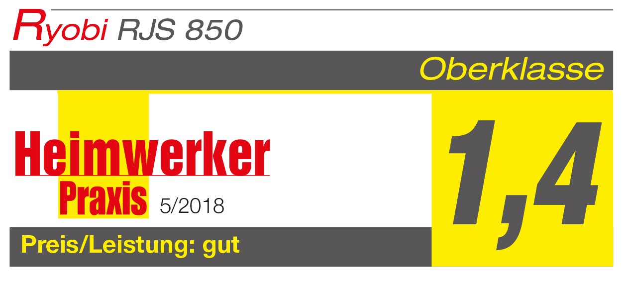 Ryobi Pendelhub-Stichsäge RJS850-K – 600 W, Mit Koffer | 4-Stufen-Pendelhub, LED-Licht, Schnellwechsel-System