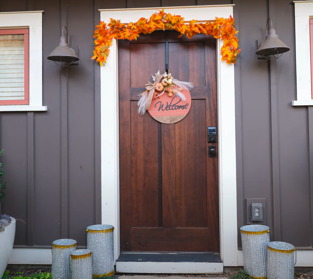 Cómo decorar tu puerta este otoño