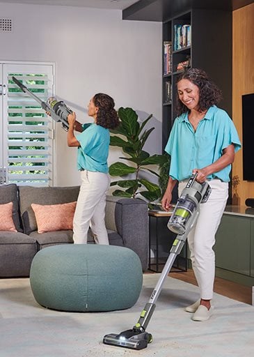 RYOBI® accu steelstofzuigers: flexibel schoonmaken in huis