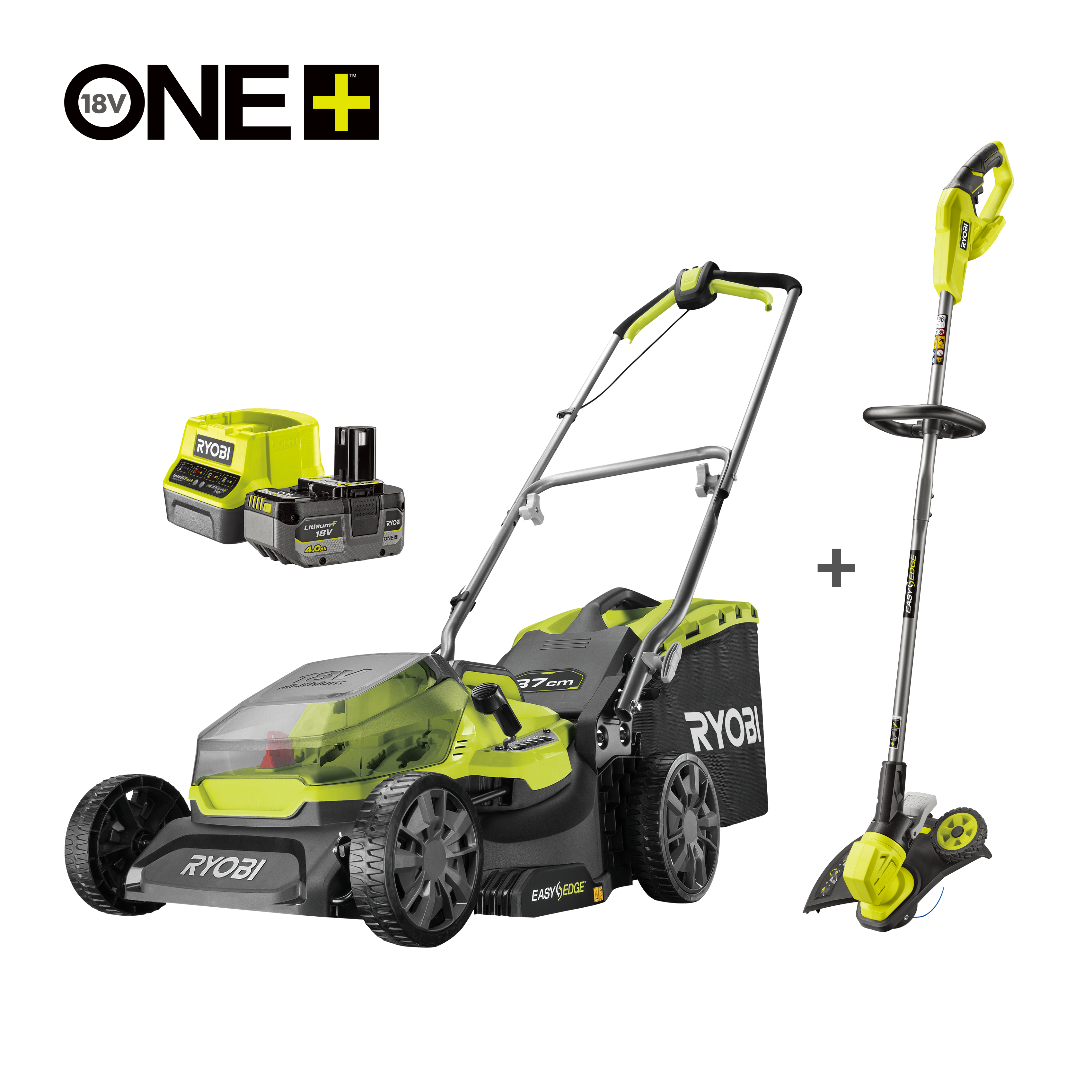 Cortacésped de 37cm 18V ONE+™ (1x 4.0Ah)_hero_0
