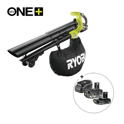 Soplador/Aspirador/Triturador sin escobillas 201km/h 18V ONE+™ (Incluye batería y cargador)