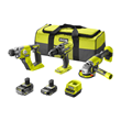Pack Taladro percutor + Martillo combinado + Amoladora + 18V ONE+™ (1x 4.0Ah y 1x 2.0Ah)_hero_3