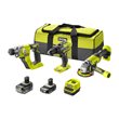 Pack Taladro percutor + Martillo combinado + Amoladora + 18V ONE+™ (1x 4.0Ah y 1x 2.0Ah)_hero_3