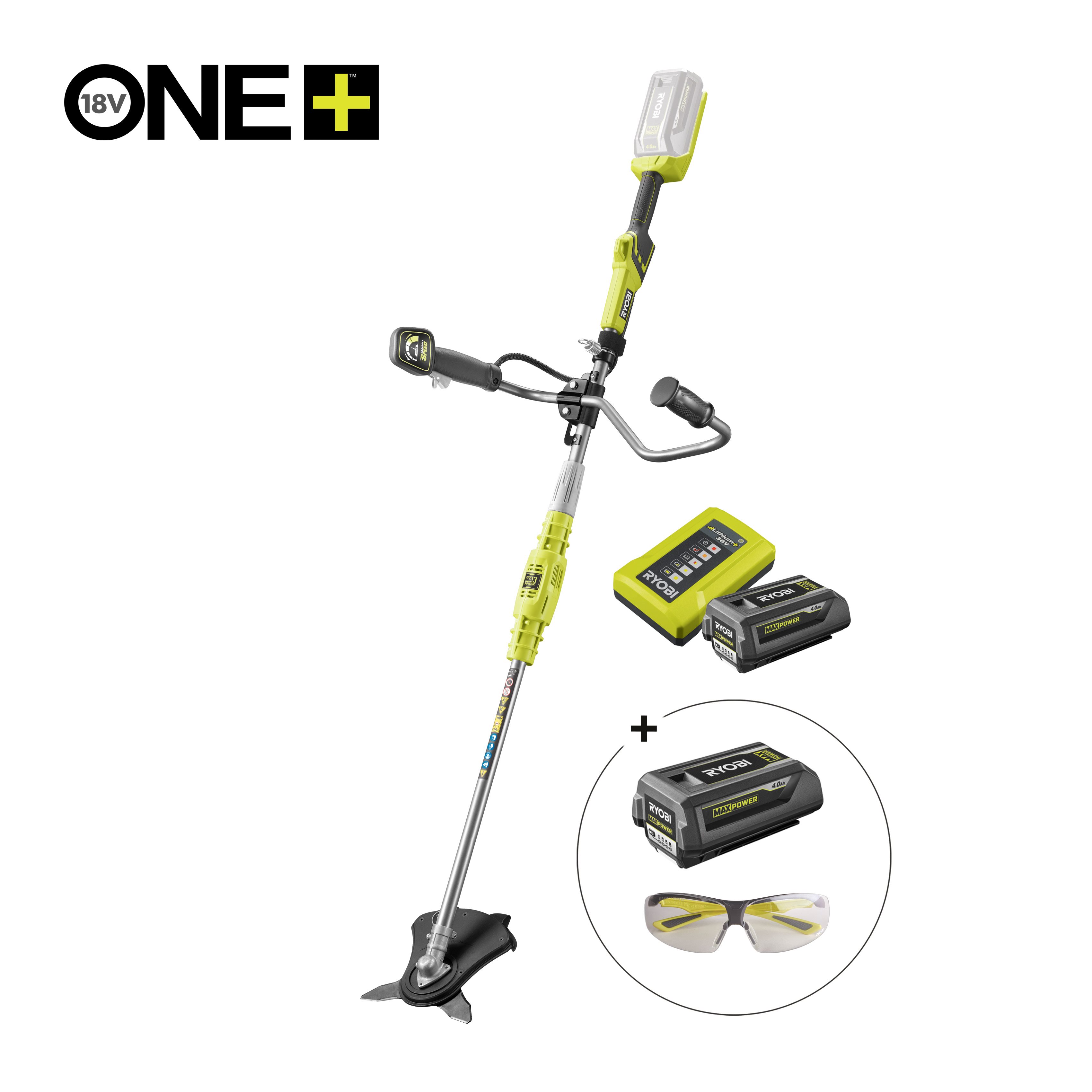 Desbrozadora de 26cm y Cortabordes de 30cm 36V MAX POWER™ (1x 4.0Ah)_hero_0