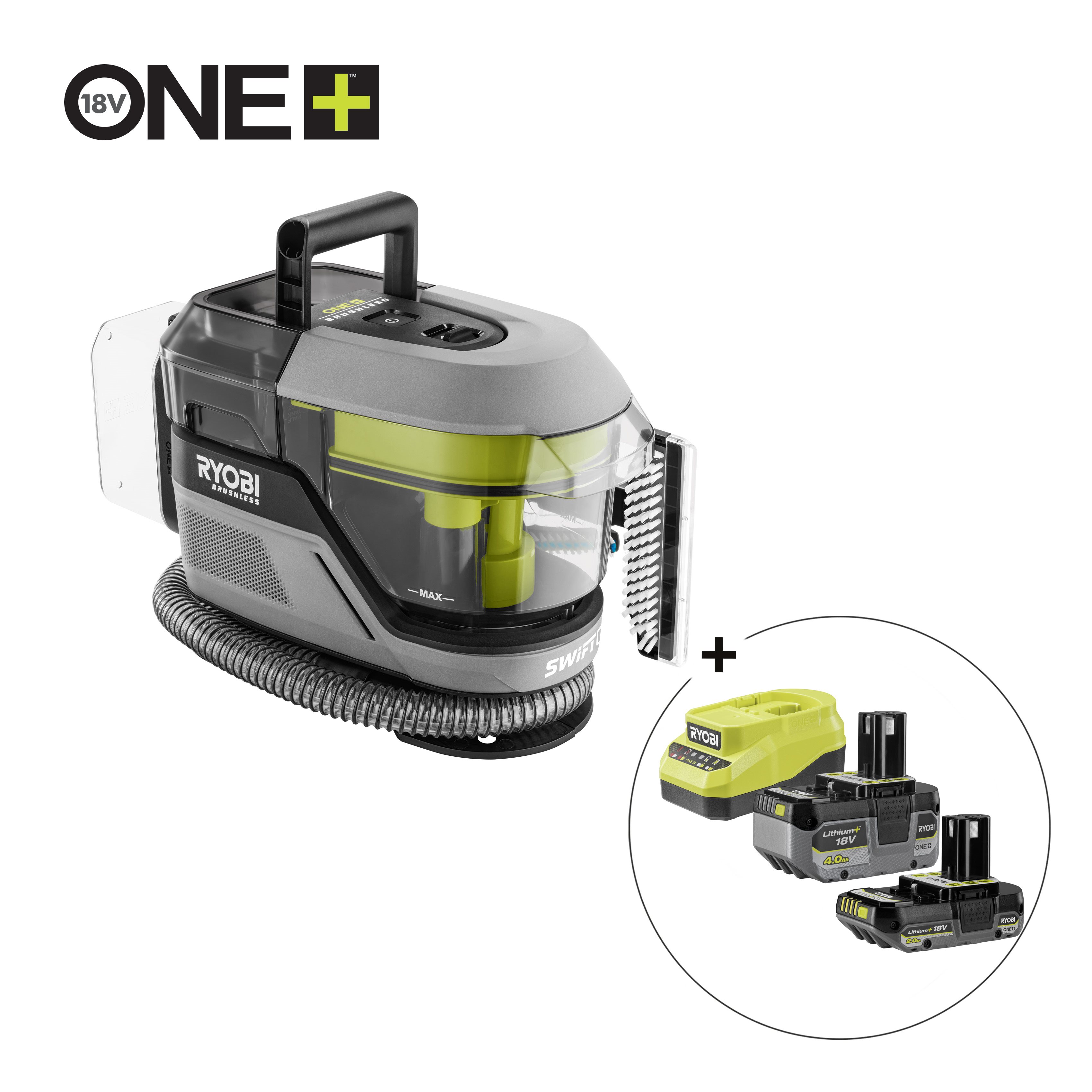 Aspiradora limpiatapicería Sin Escobillas Swift Clean 18V ONE+™ _hero_0