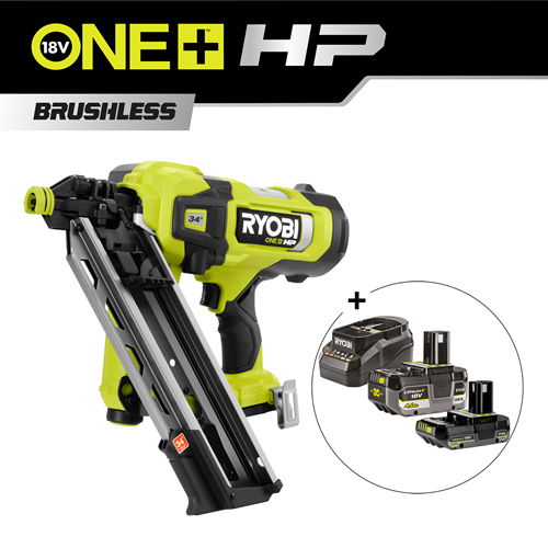 Clavadora de estructuras de 34° sin escobillas 18V ONE+™_hero