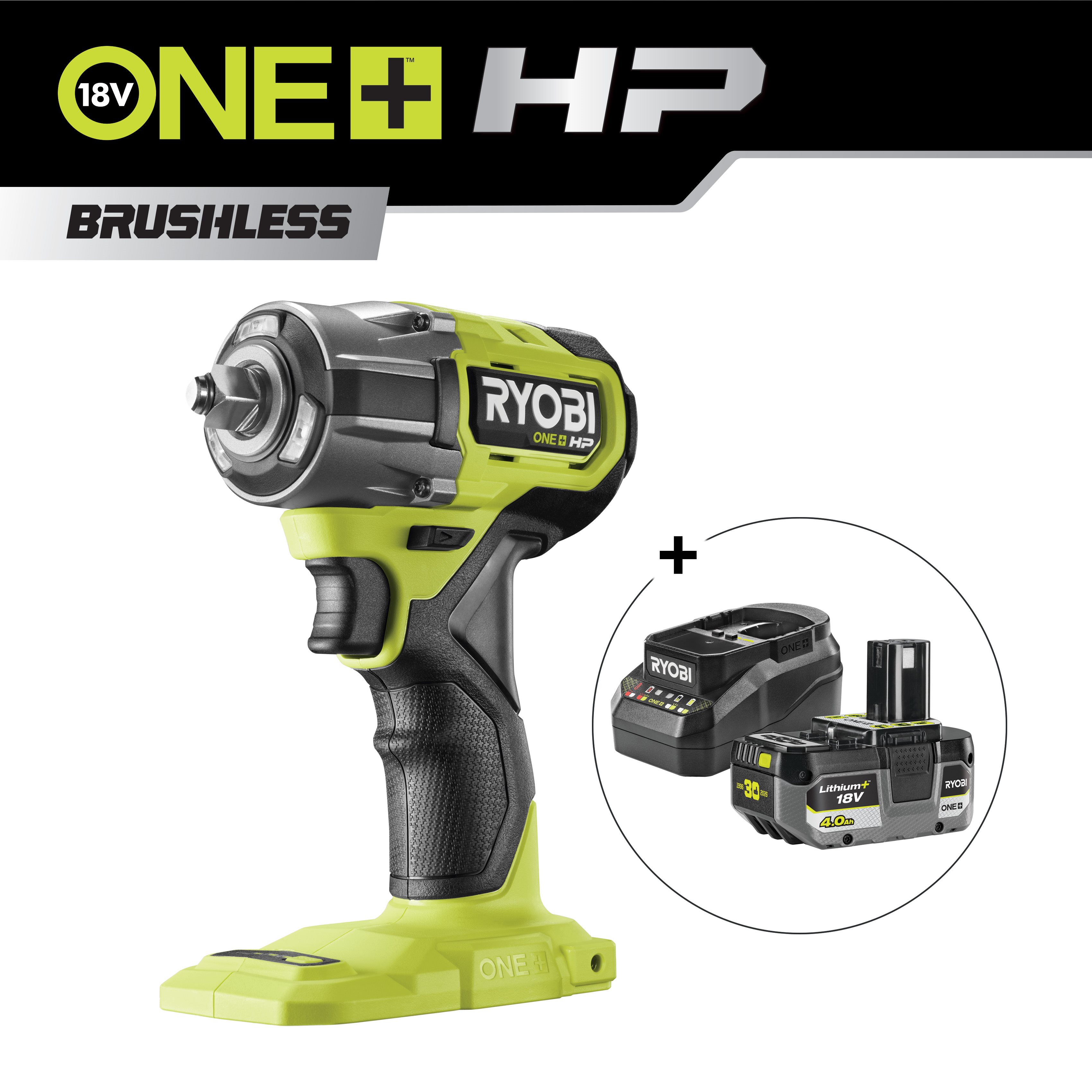 Llave de impacto compacta ½″ 450Nm sin escobillas 18V ONE+™ HP_hero_0