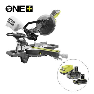 Sierra ingletadora telesc�pica compacta de 190mm 18V ONE+™