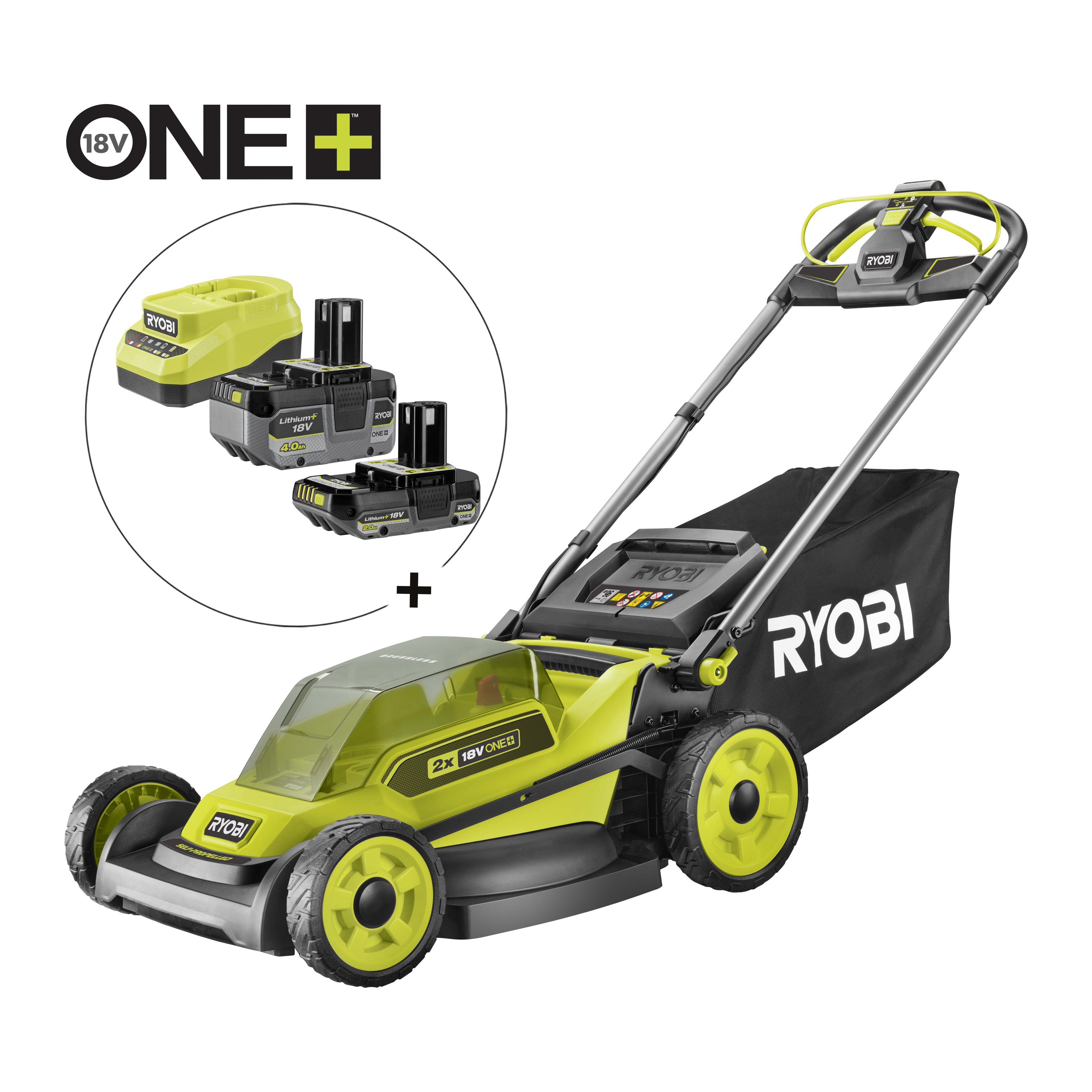 Cortacésped de 51 cm sin escobillas autropropulsado 18V ONE+™_hero_0