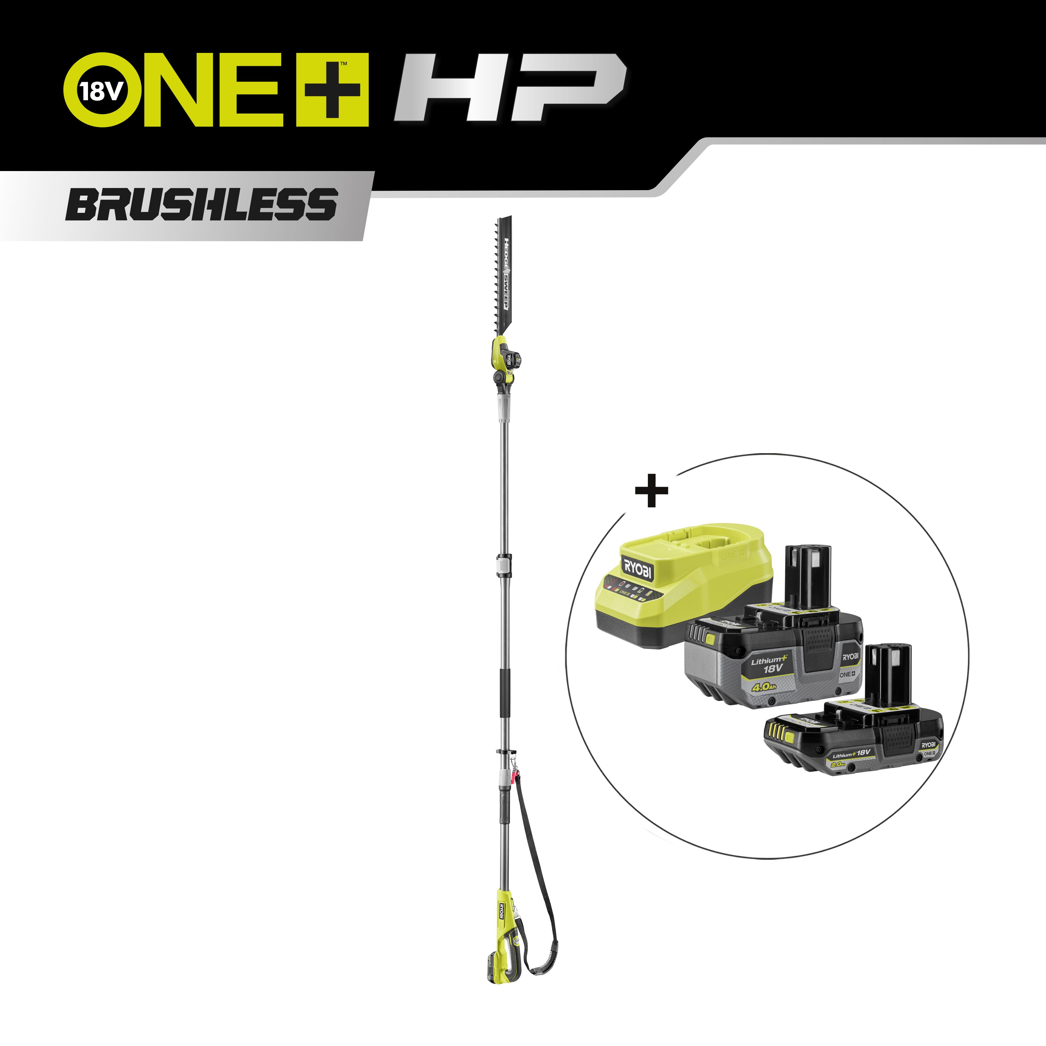 Cortasetos telescópico Brushless de 45 cm 18V ONE+™ HP  _hero_0
