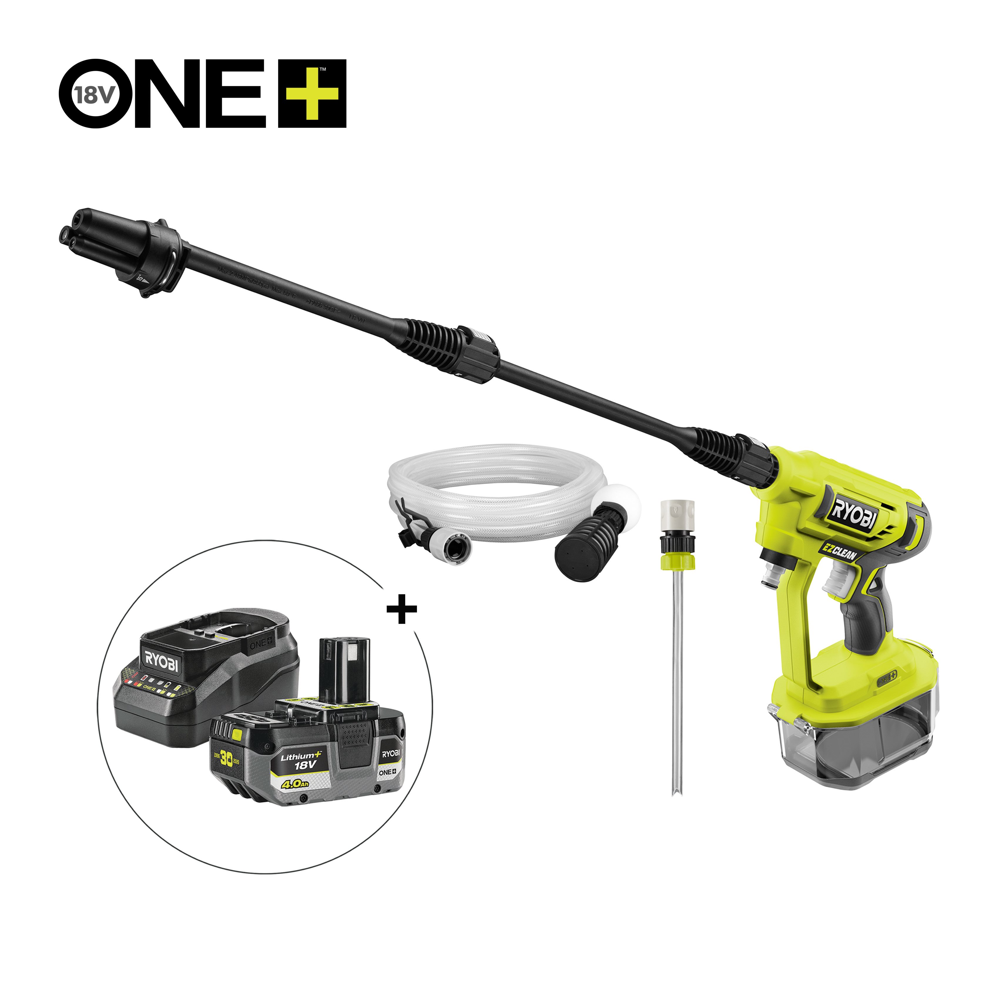 Pistola hidrolimpiadora 18V ONE+™ (Incluye batería y cargador)