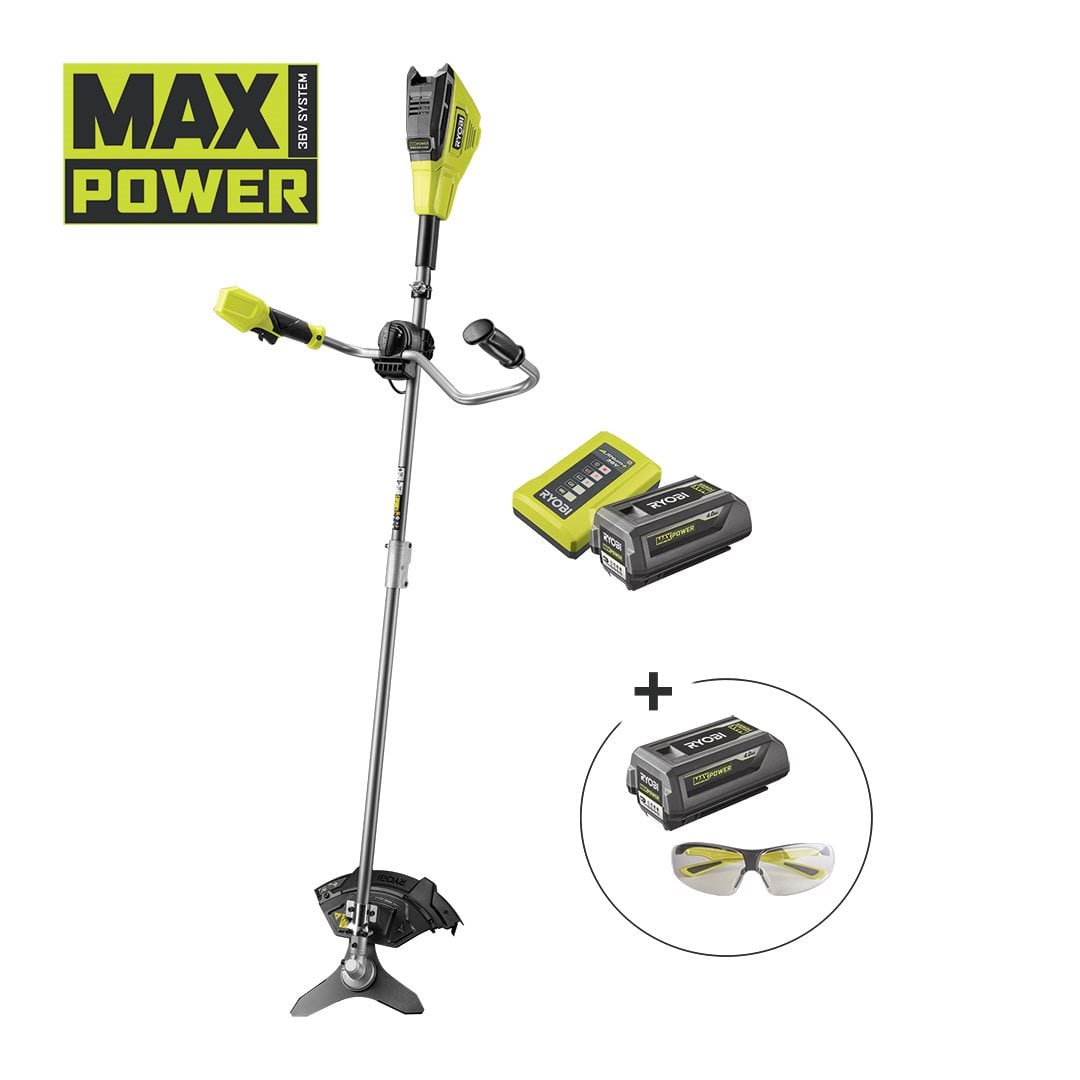 Desbrozadora sin escobillas de 30cm con empuñadura abierta MAX POWER™ (1x 4.0Ah)_hero_0