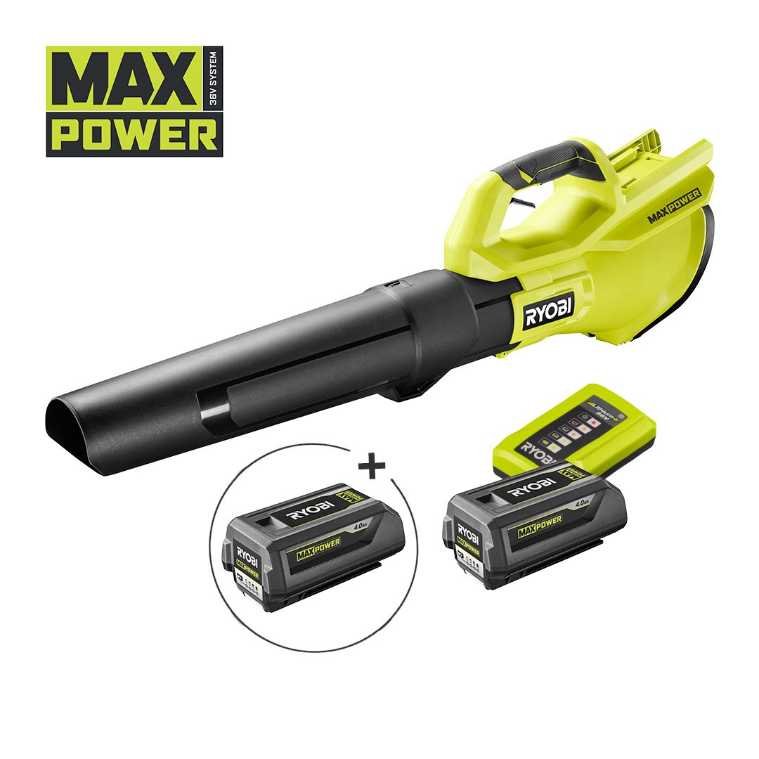 Soplador alto caudal 193 km/h 36V MAX POWER (1x 4.0Ah)