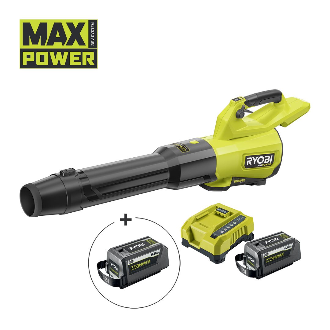 Soplador Brushless silencioso 289.7 km/h 36V MAX POWER WHISPER™ (1x 6.0Ah)_hero_0