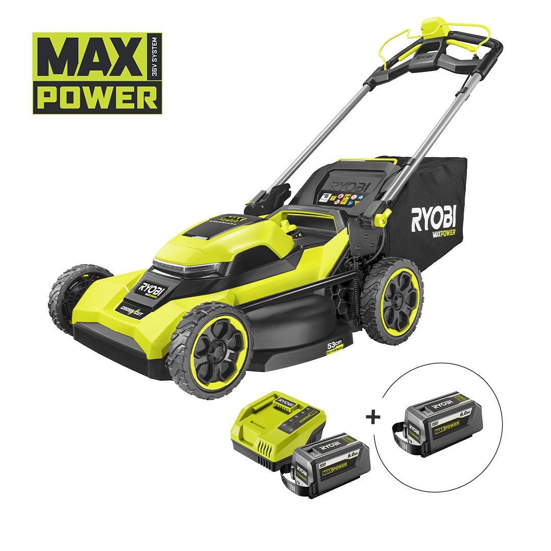 Cortacésped sin escobillas de 53 cm autropropulsado 36V MAX POWER (1x 6.0Ah)_hero_0