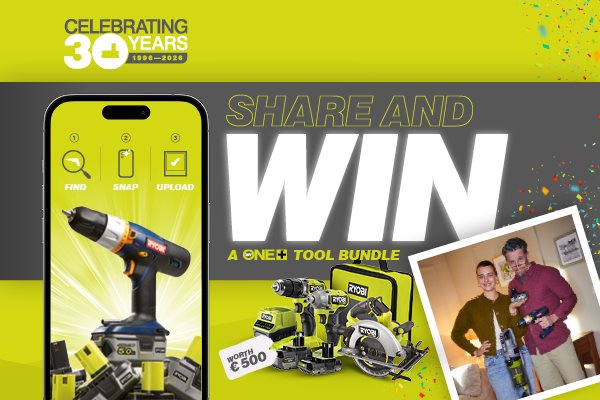 Pokaż Nam swoje najstarsze narzędzie RYOBI® 18V 🛠️