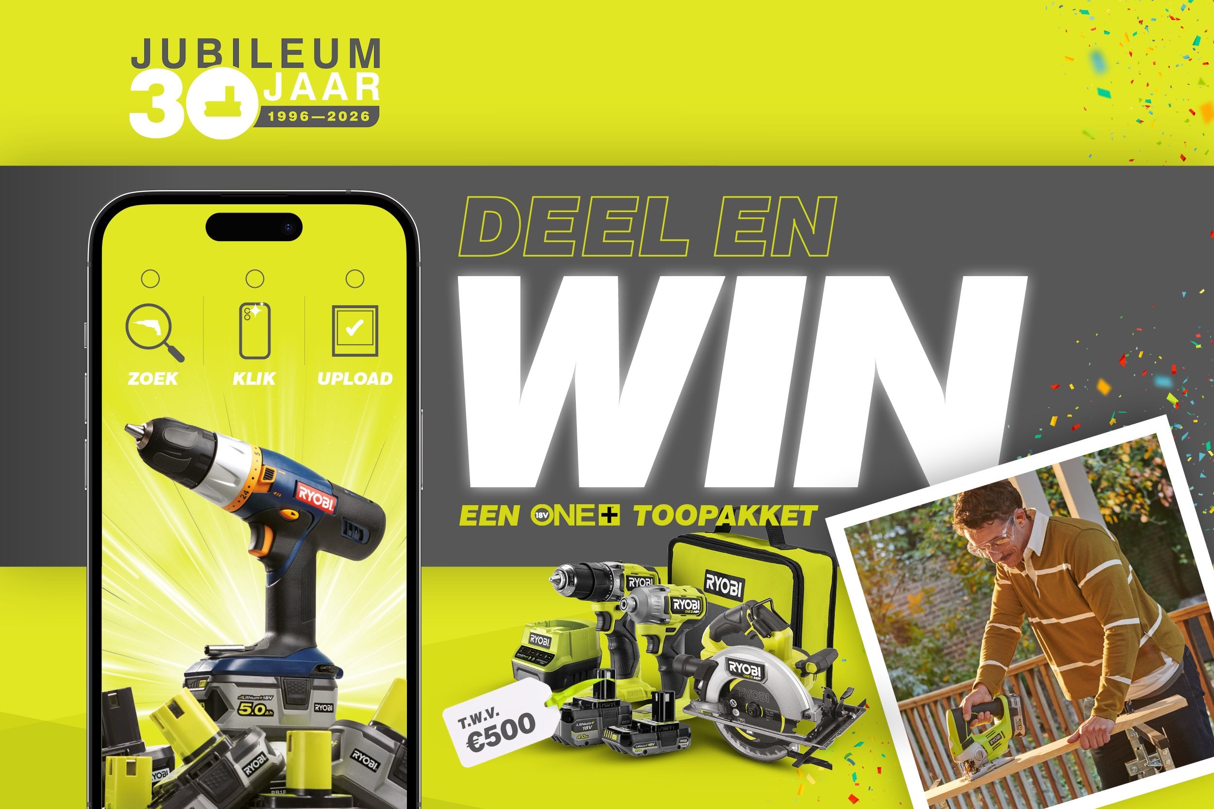 Deel je oudste 18V tool!