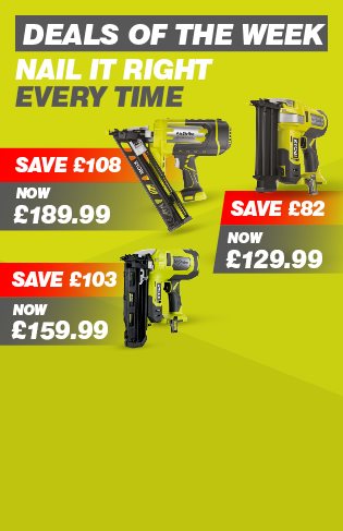 DEAL OF THE WEEK - CORDLESS NAILERS