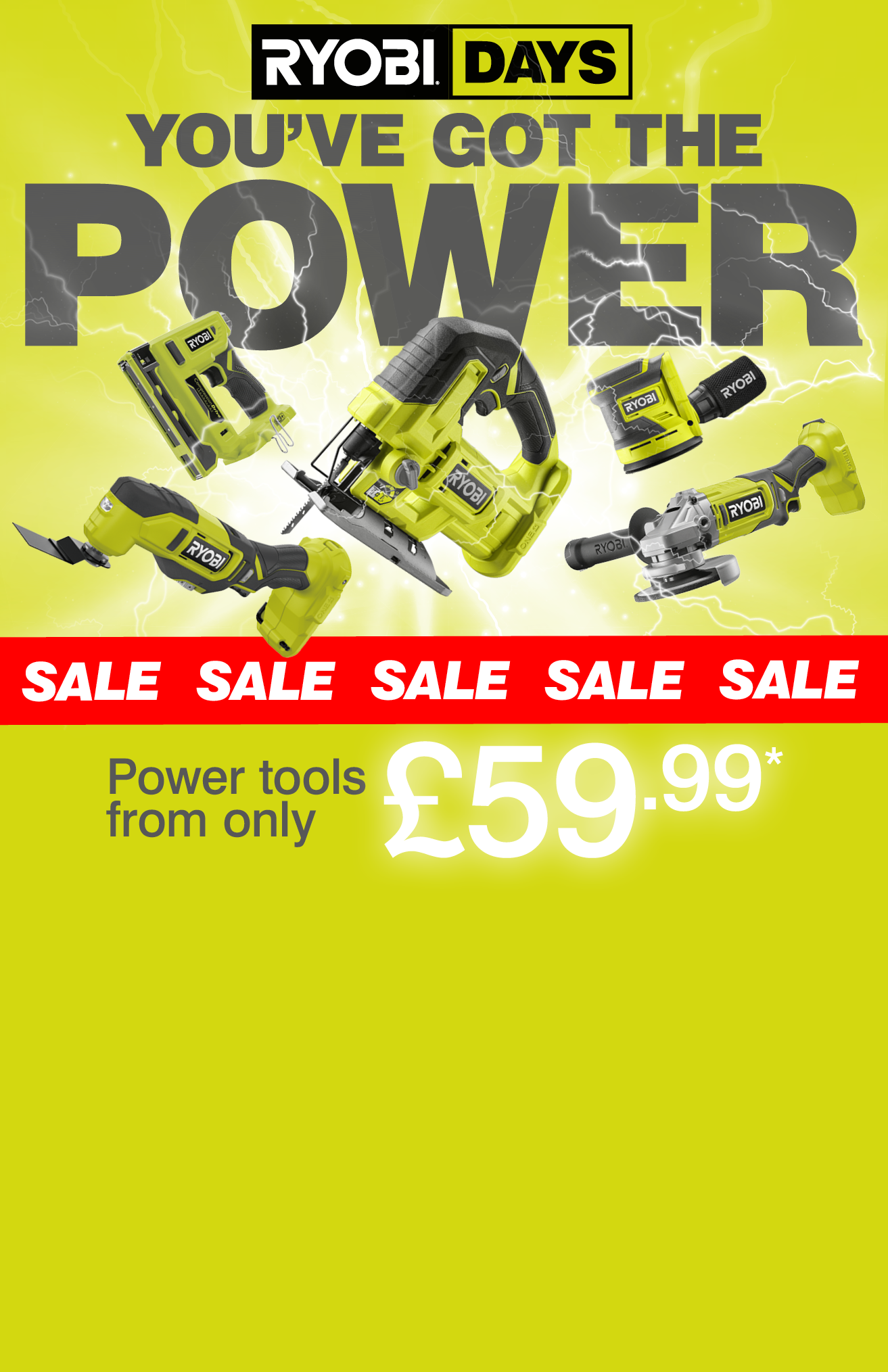 EXCLUSIVE OFFER - RYOBI DAYS