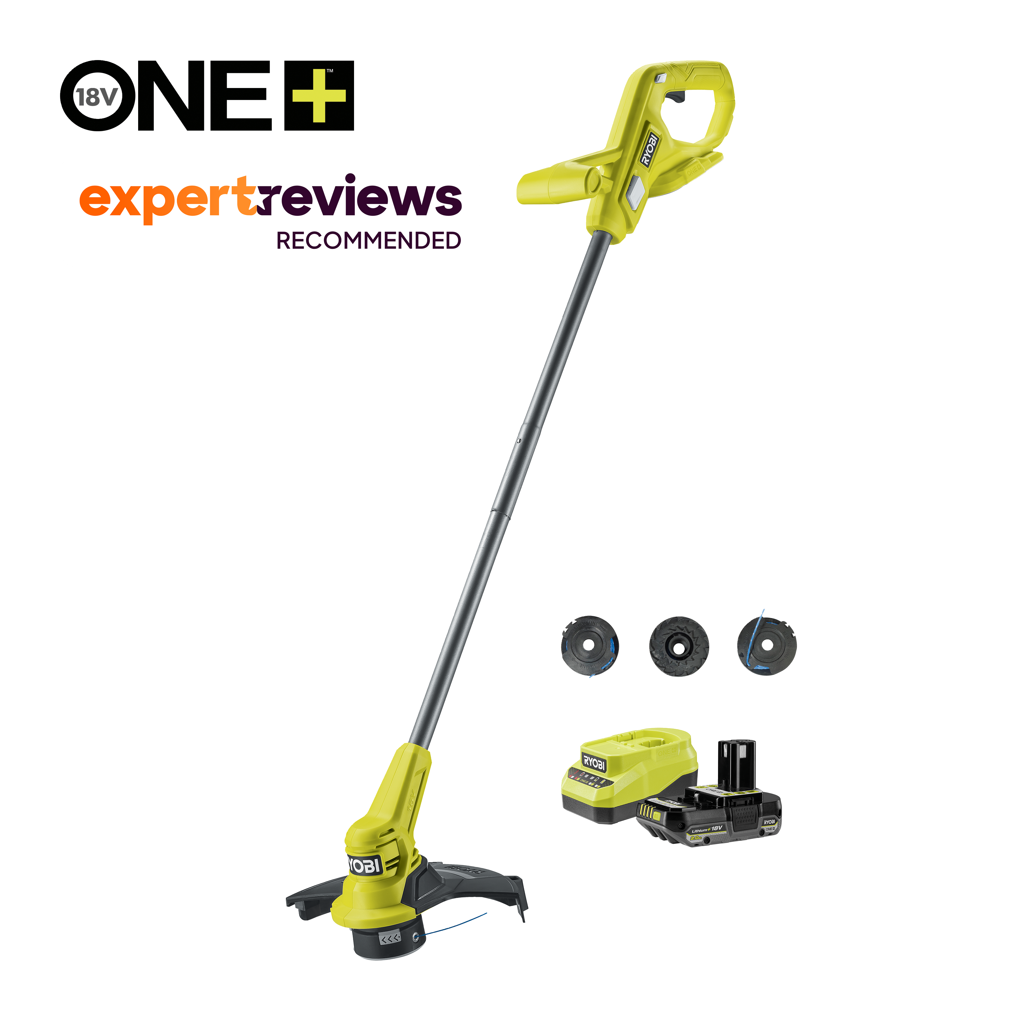 18V ONE+™ Cordless 23cm Grass Trimmer Starter Kit (1 x 2.0Ah)_hero_0