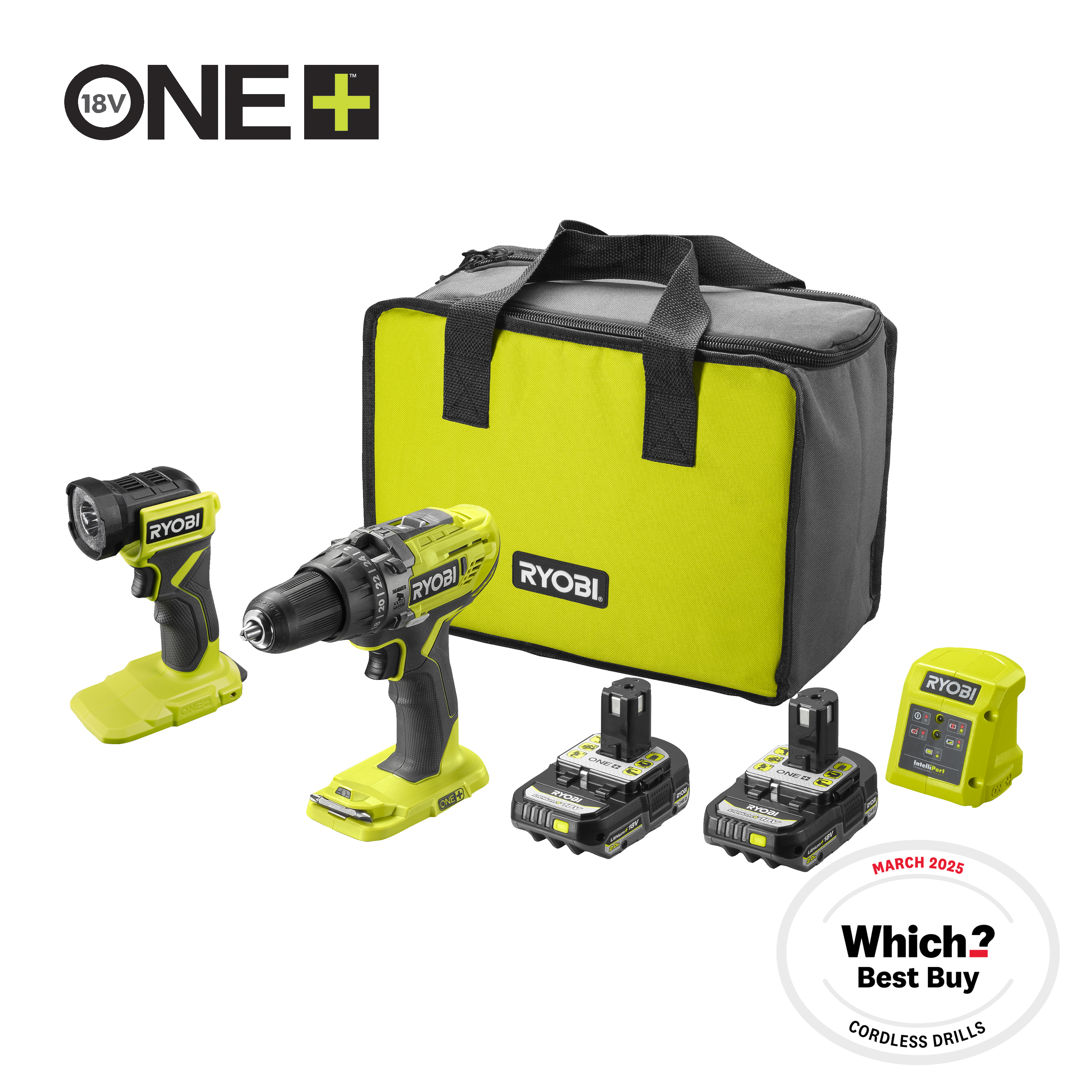 Cordless Combination Kit,2 Tools,18V DC DLX2537ST - 2 Piece Combo Kit LXT®