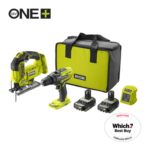18V ONE+™ Cordless Combi Drill & Jigsaw Starter Kit (2 x 2.0Ah)_hero