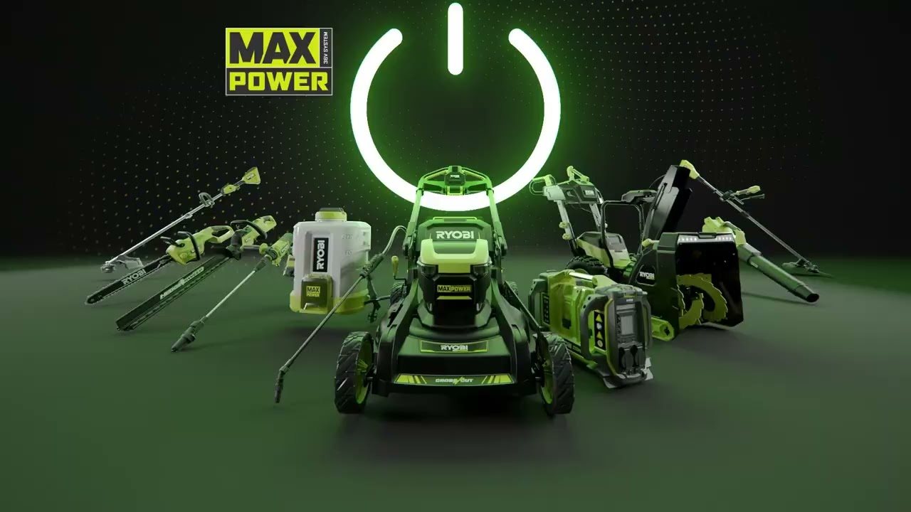 Cortacésped sin escobillas de 53 cm autropropulsado 36V MAX POWER