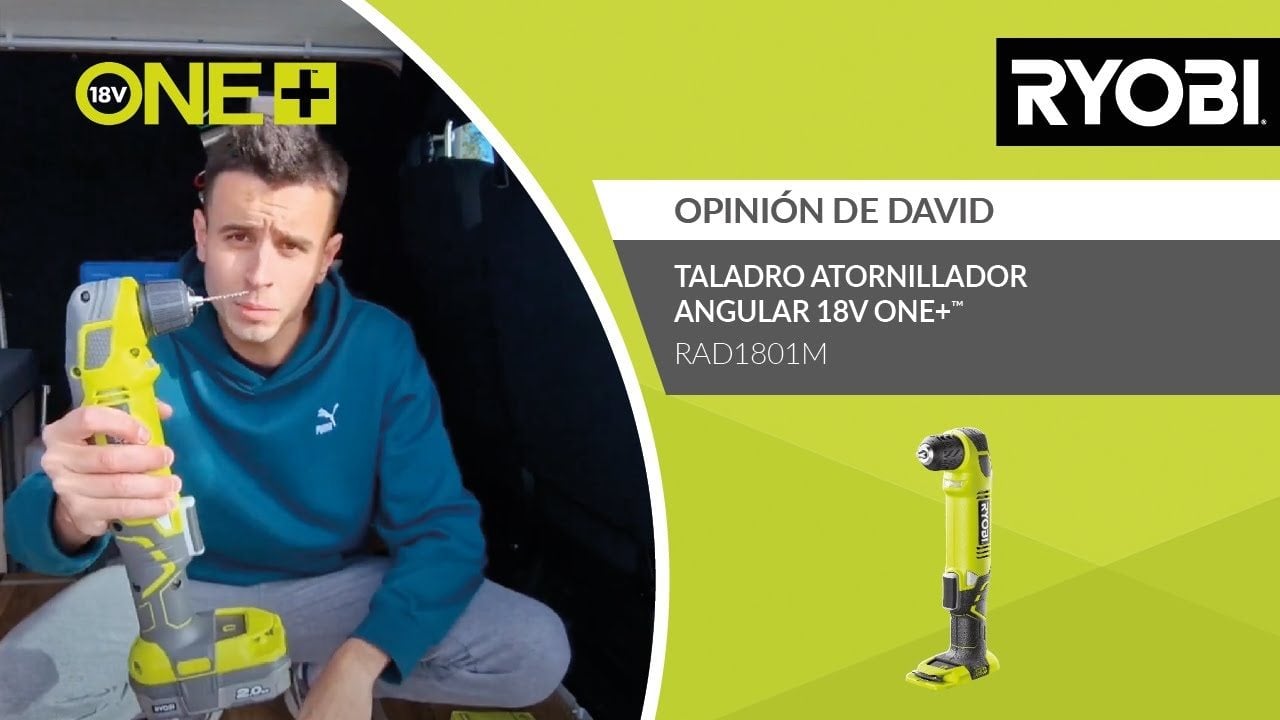 Taladro atornillador angular 18V| Taladro atornillador| Ryobi
