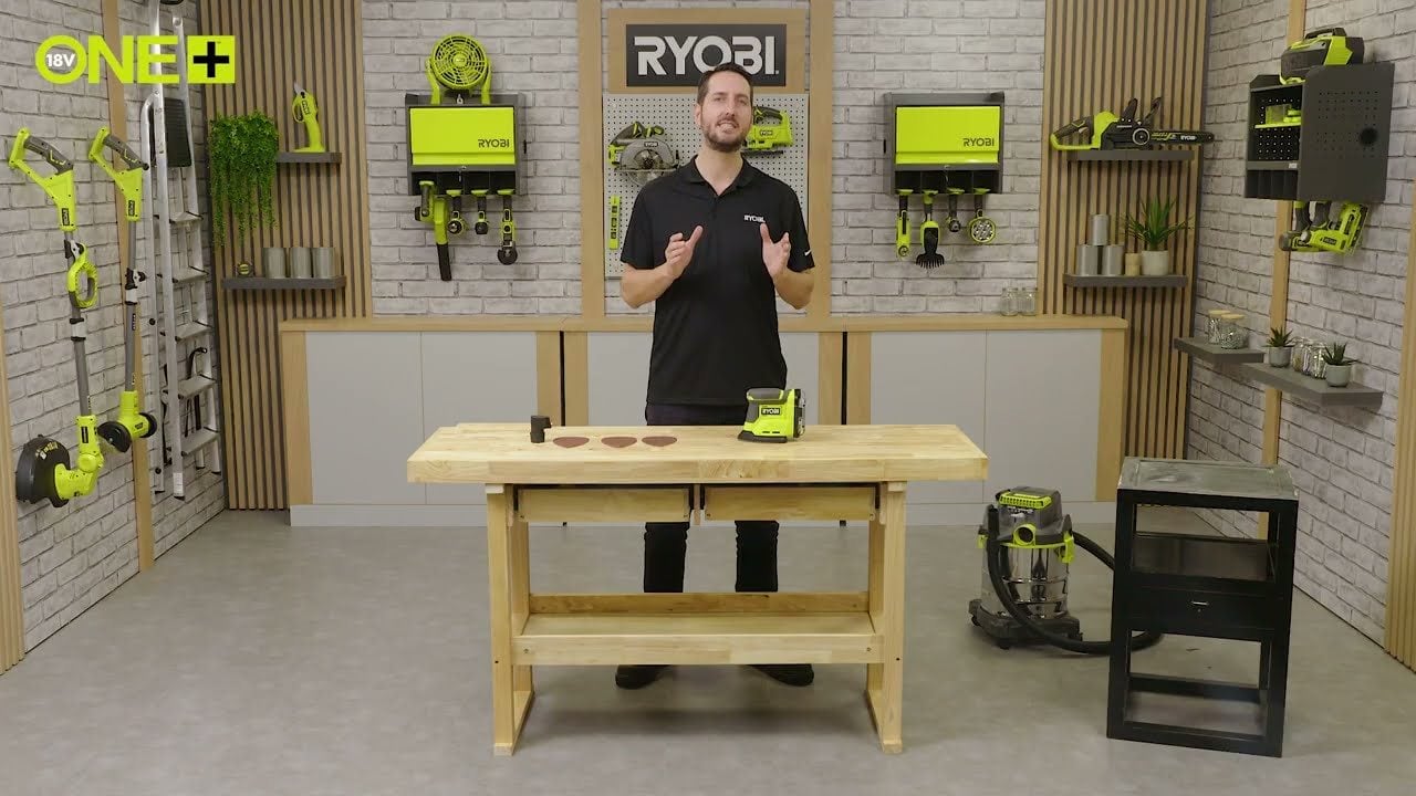 Kit Ponceuse Triangulaire Ryobi 18V ONE+ Avec Batterie Lithium+ 4Ah Et Chargeur - Neuf