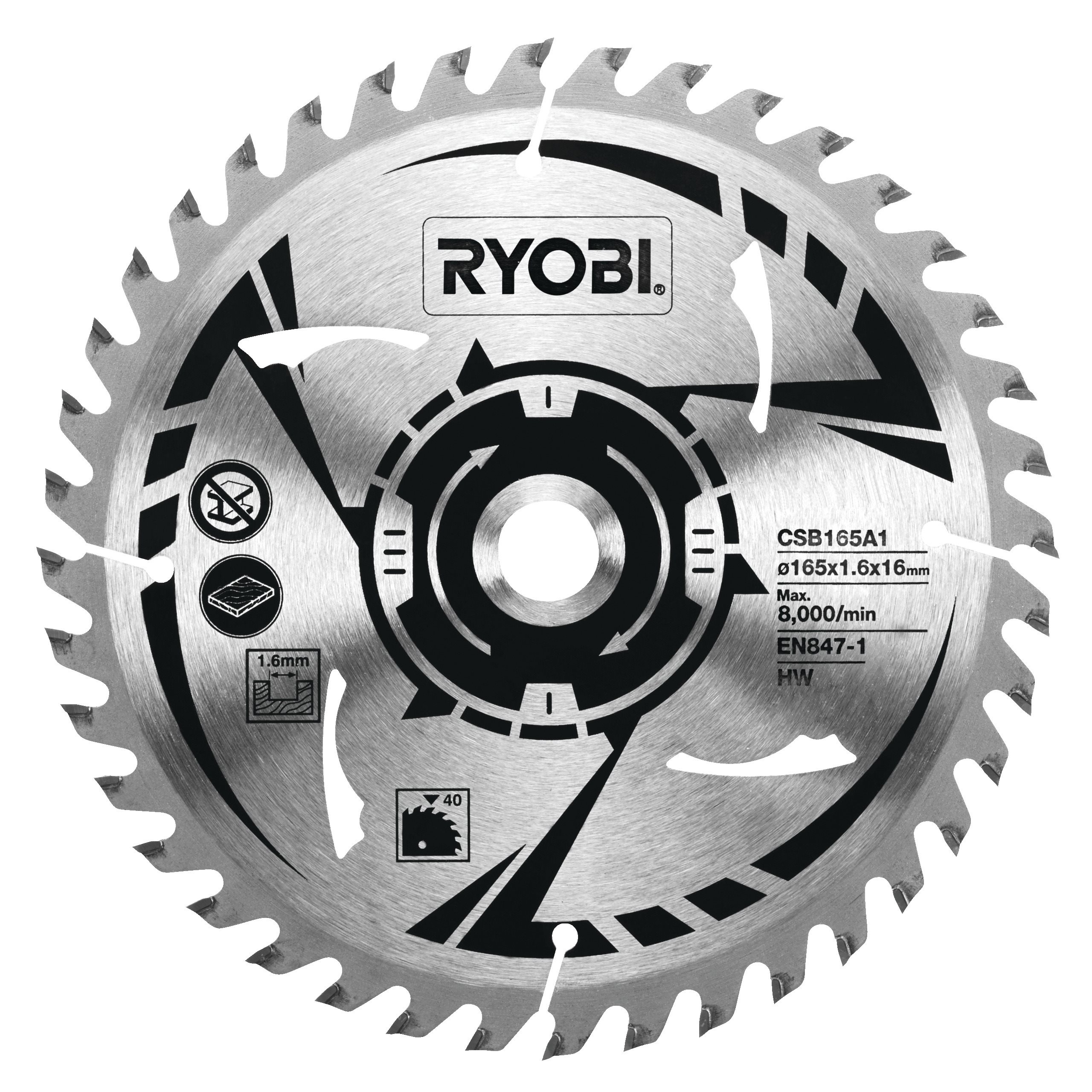 Ryobi Ostrze 165 mm do bezprzewodowej piły tarczowej CSB165A1